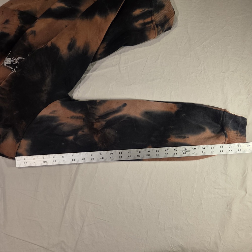 Better Together Tie Dye Skeletons Skateboarding Crewneck Sweatshirt, Size L - Picture 10 of 11